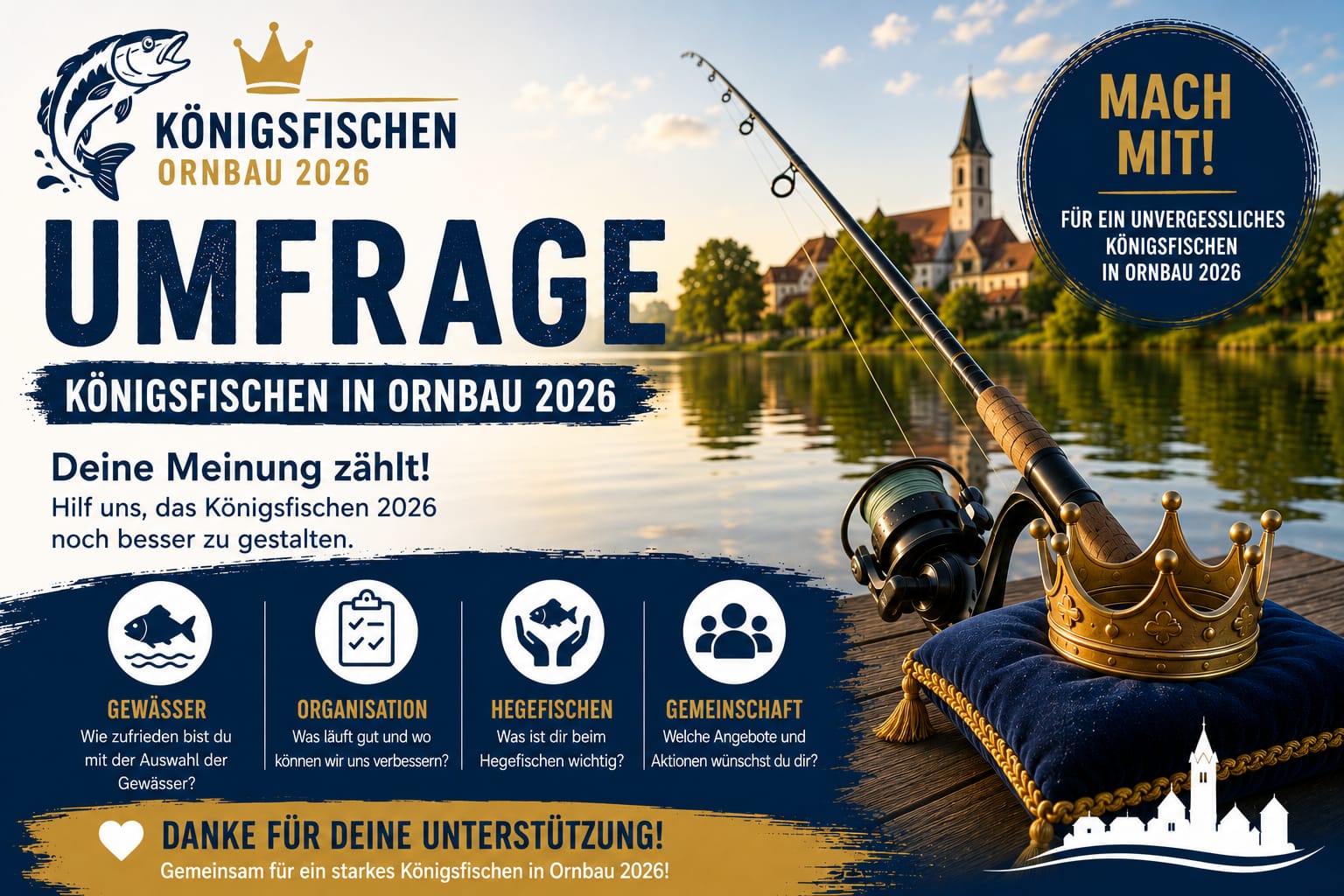 Umfrage zum Königsfischen in Ornbau 2026